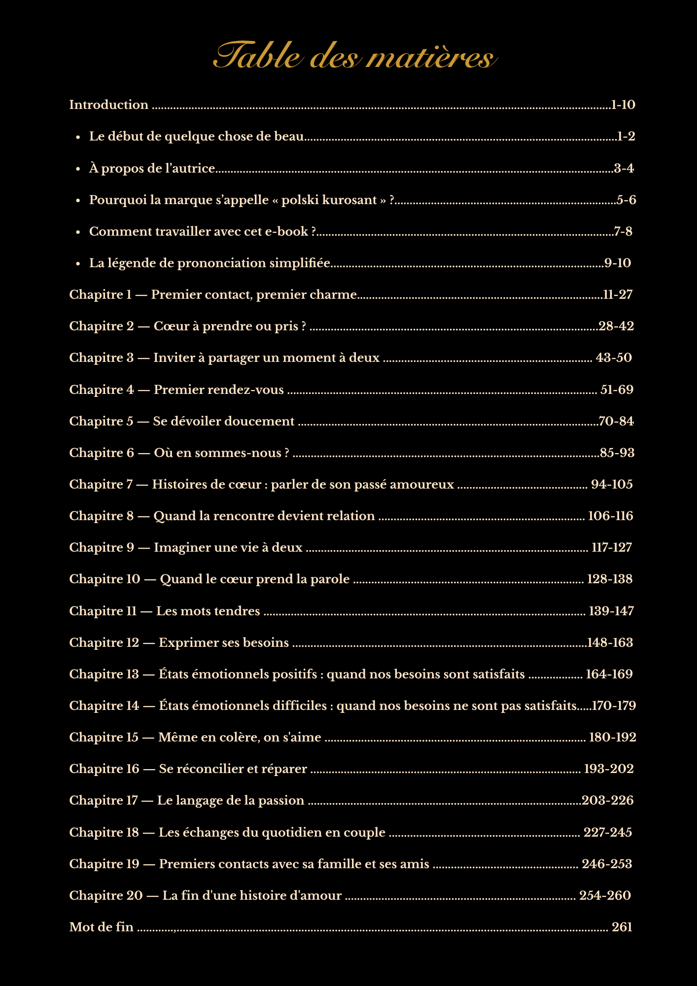 Charme son cœur en polonais (e-book)